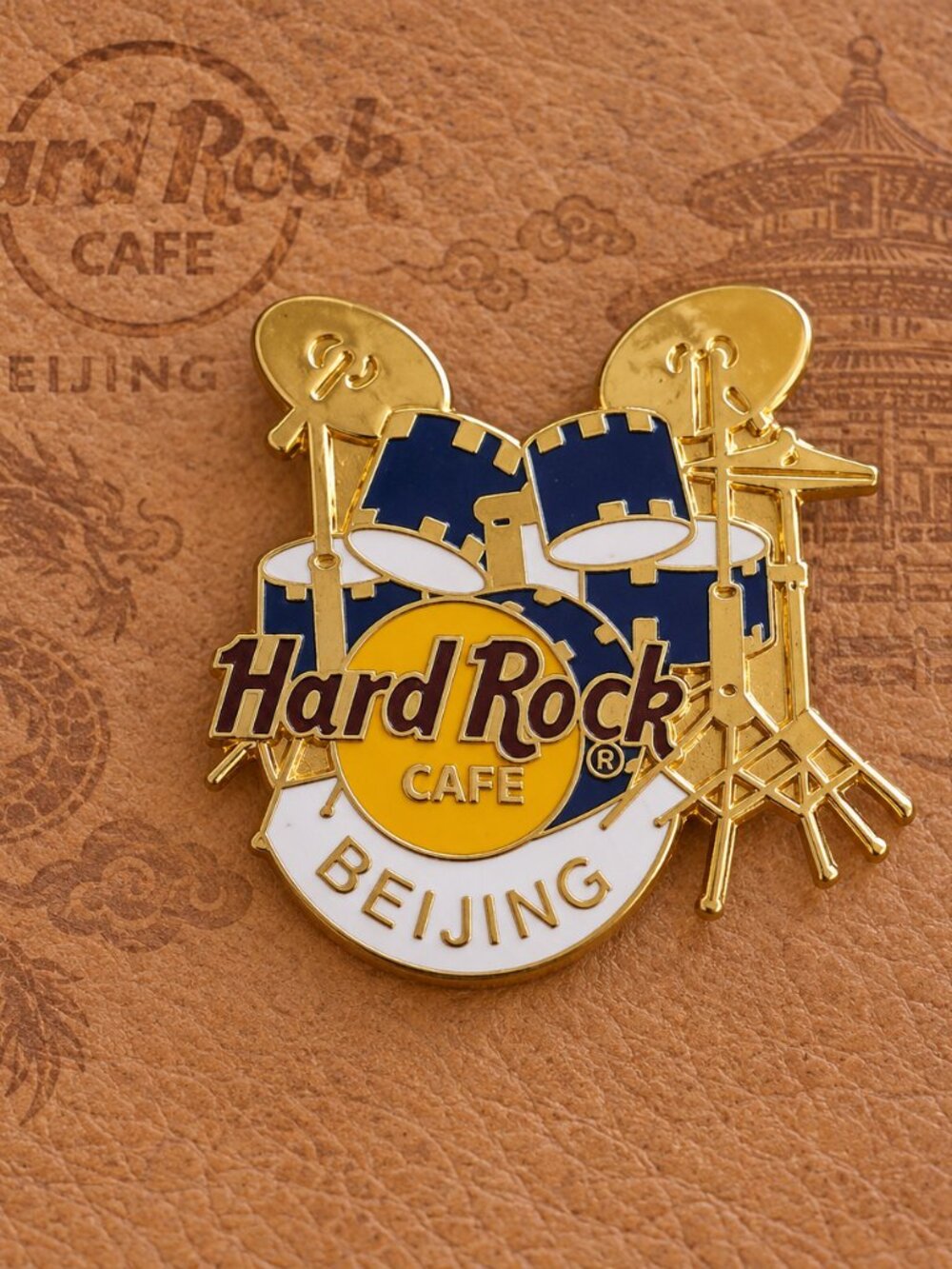 Hard Rock Cafe Beijing China Vintage Souvenir Lapel Pin - Chinese Rock And Roll